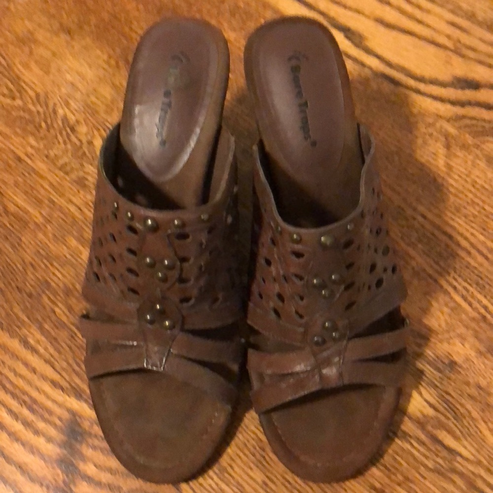 Baretraps Brown Heeled Sandal